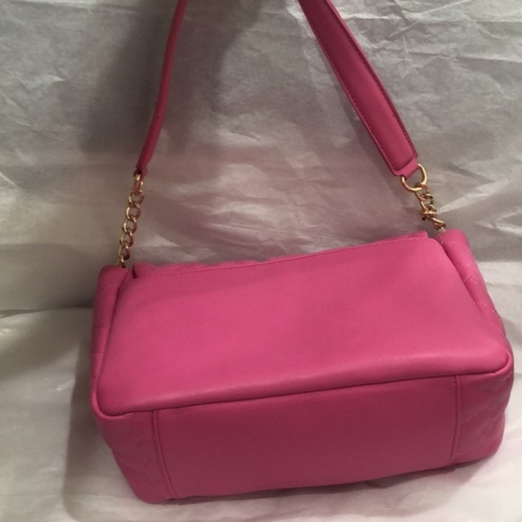 Juicy Couture juicy pink Brighter than a diamond gold chainlink shoulder bag new - Picture 12 of 16